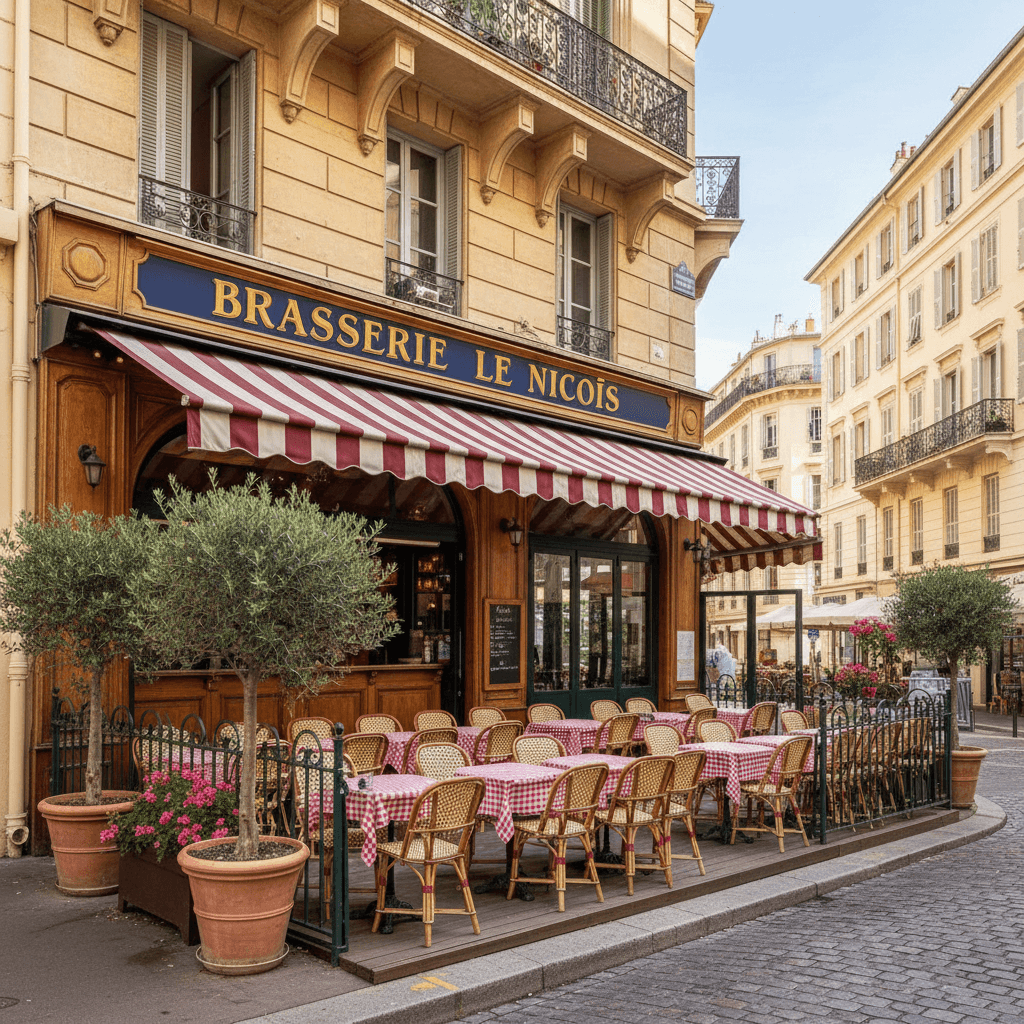 Bar-brasserie 71m² à Nice : terrasse - licence IV