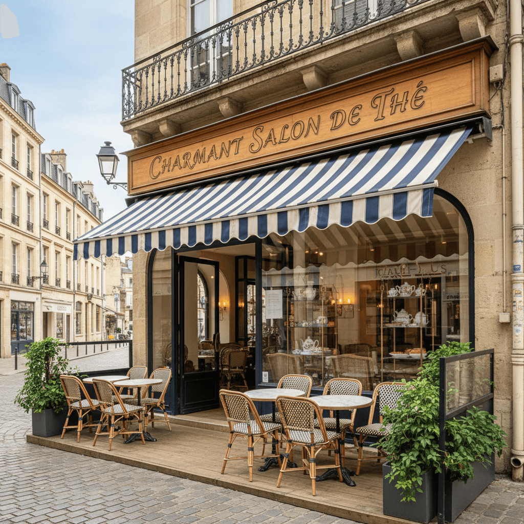 Snack 60m² à Bordeaux : terrasse