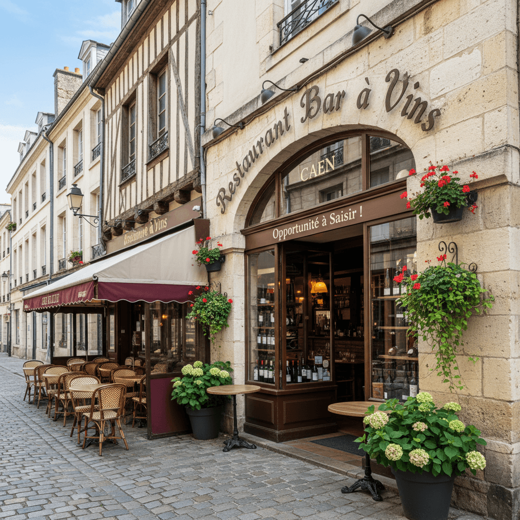 Restaurant 163m² à Caen : terrasse - licence IV - Image 1