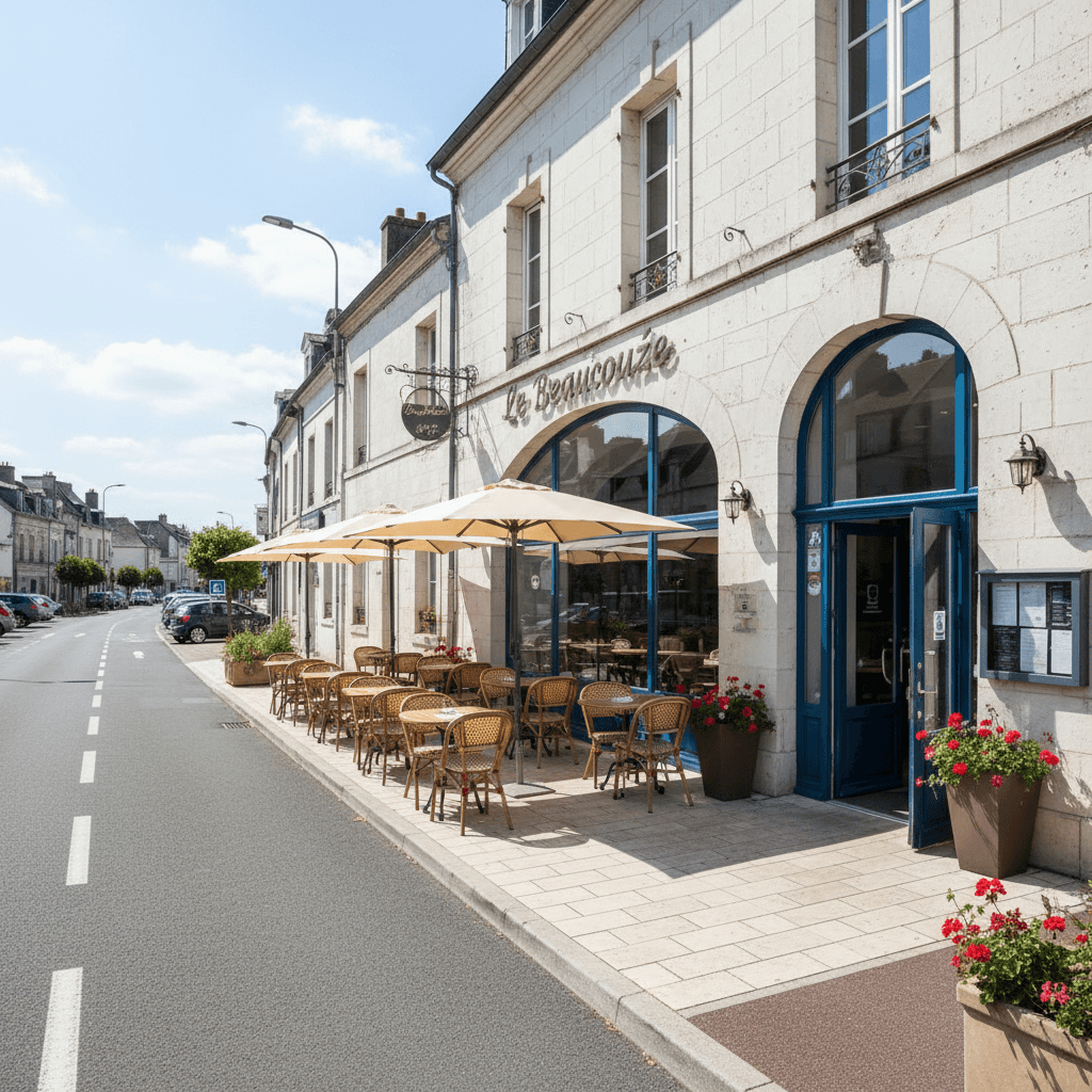 Restaurant à Beaucouzé : terrasse - licence IV - Image 1