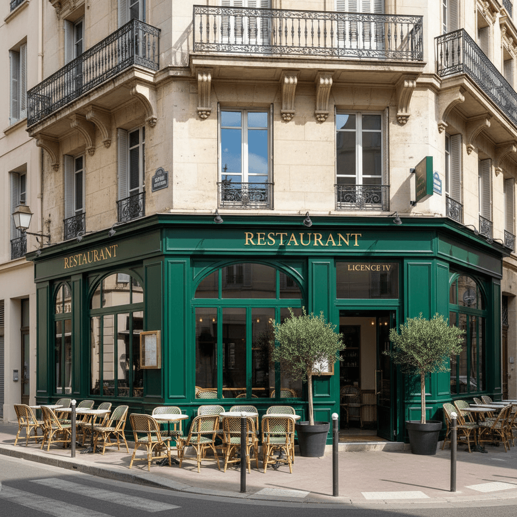 Restaurant 80m² à Marseille : terrasse - licence IV