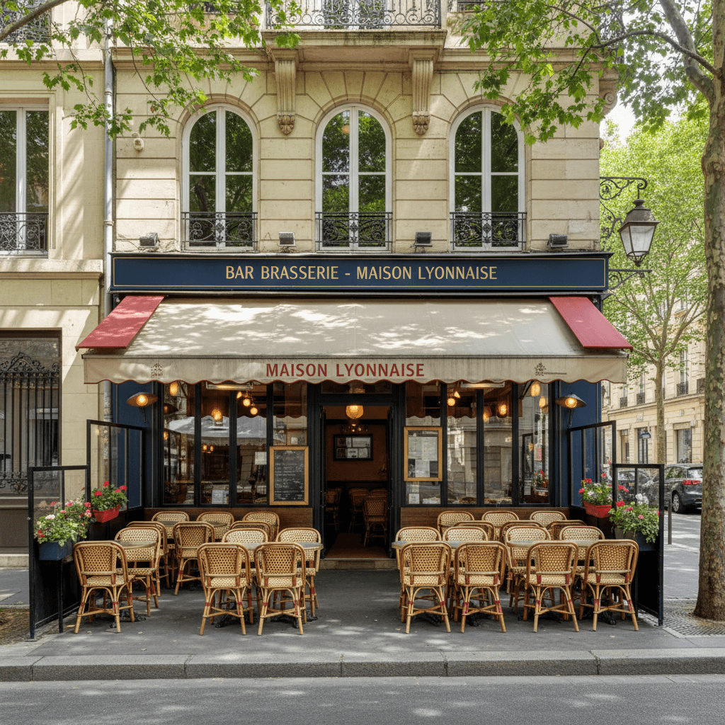 Bar-brasserie à Lyon : terrasse - licence IV