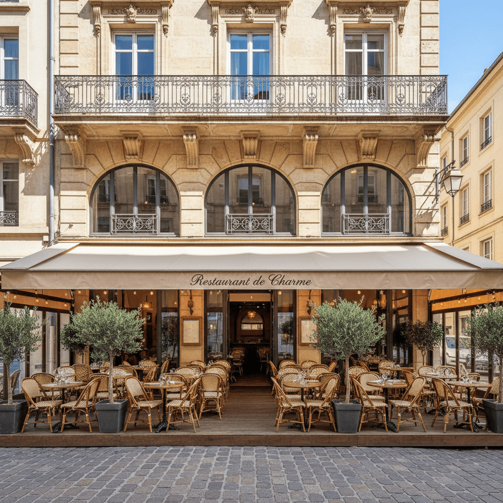 Restaurant 138m² à Montpellier : terrasse - extraction - Image 1