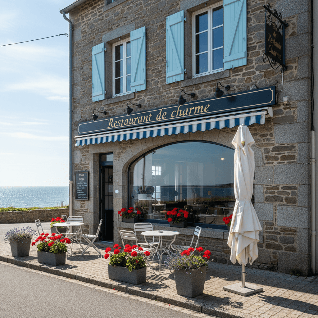Restaurant 250m² à Lannilis : terrasse - licence IV - Image 1