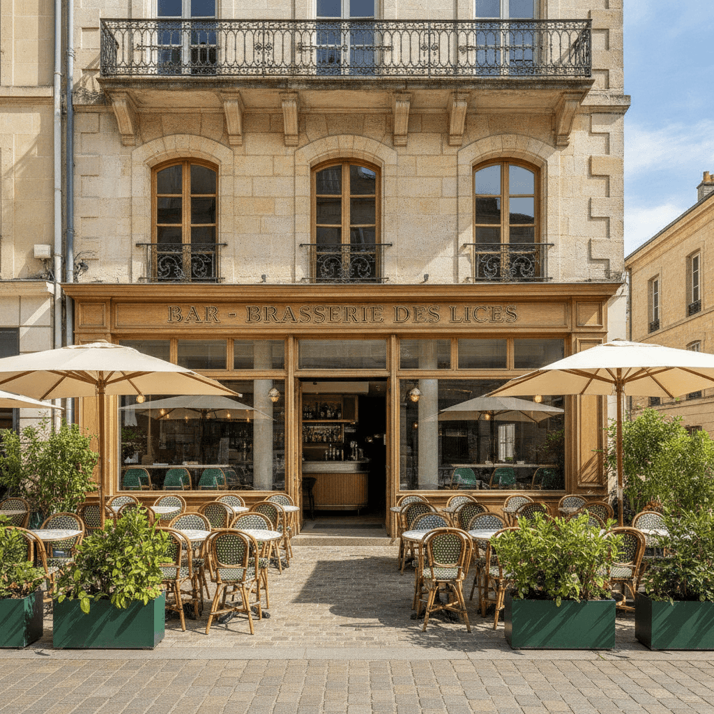 Bar-brasserie 80m² à Villefranche-Sur-Saône : terrasse - licence IV - Image 1