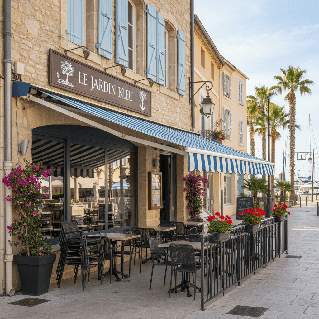 Restaurant 72m² à Bandol : terrasse - extraction - Image 1