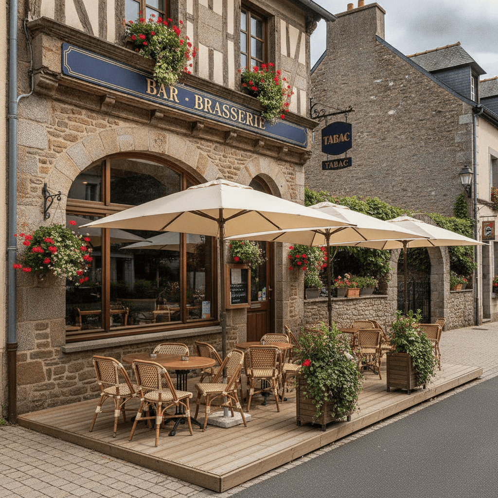 Bar-brasserie à Vitré : terrasse - licence IV - Image 1