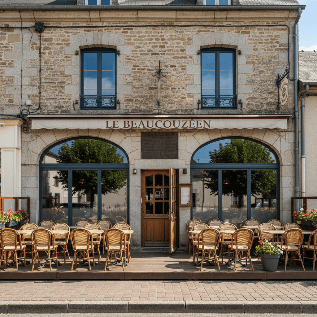 Restaurant à Beaucouzé : terrasse - licence IV - Image 1
