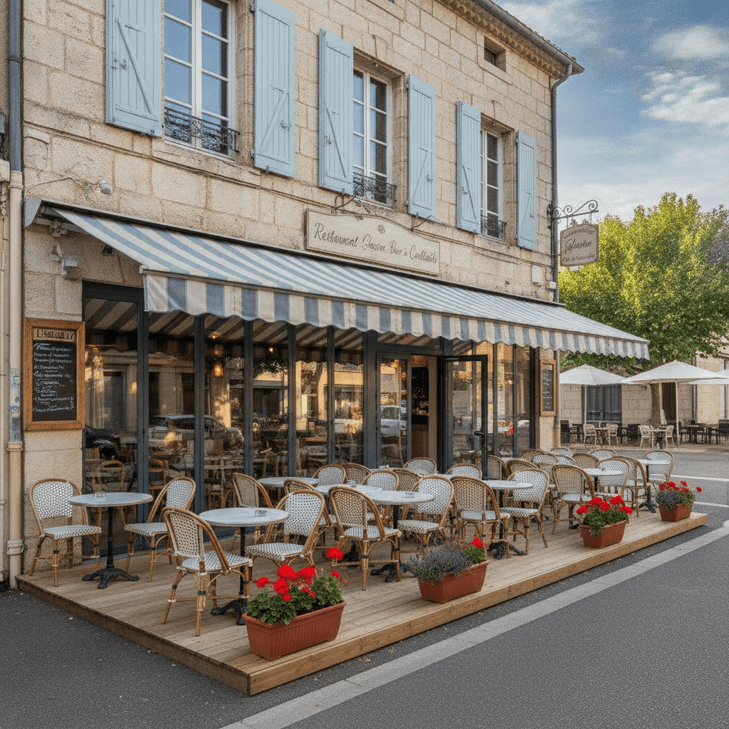 Restaurant 292m² à Mauguio : terrasse - licence IV - Image 1