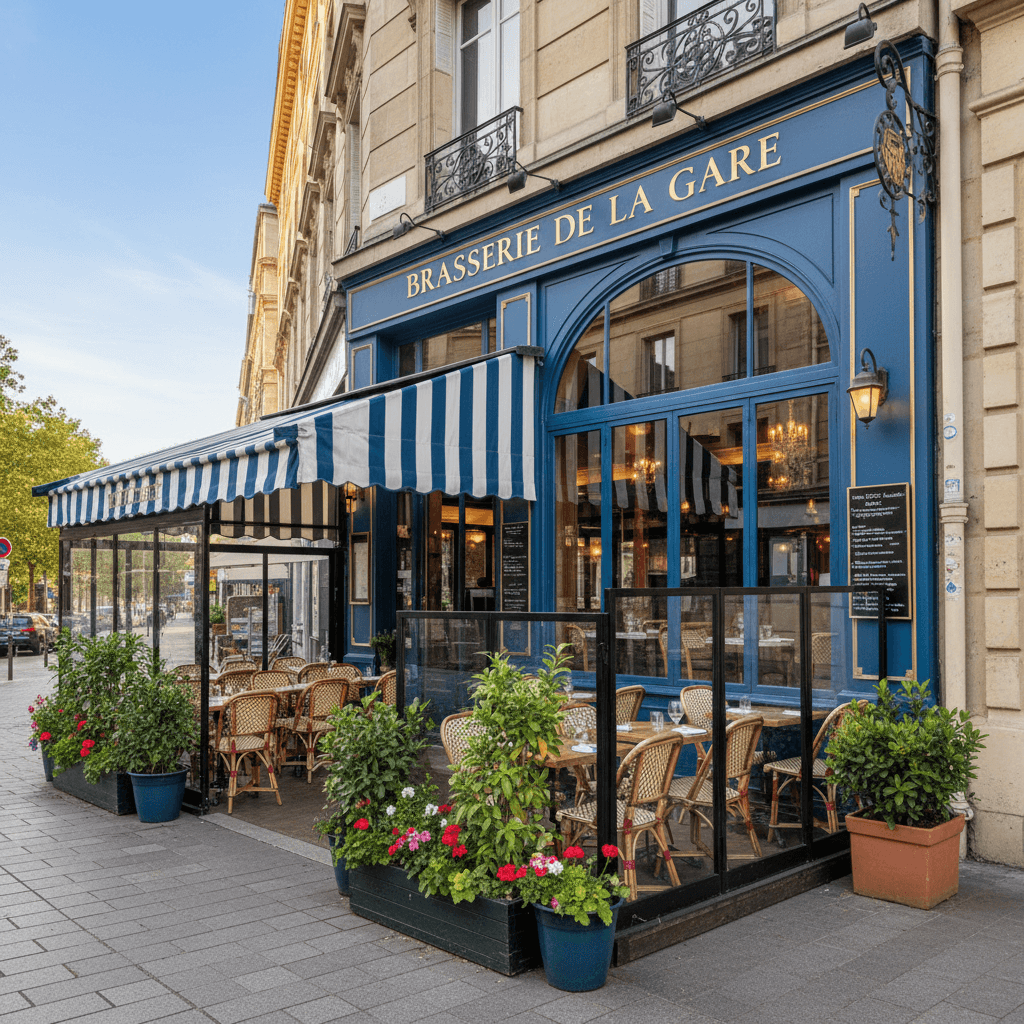 Restaurant à Vienne : terrasse - licence IV - Image 1
