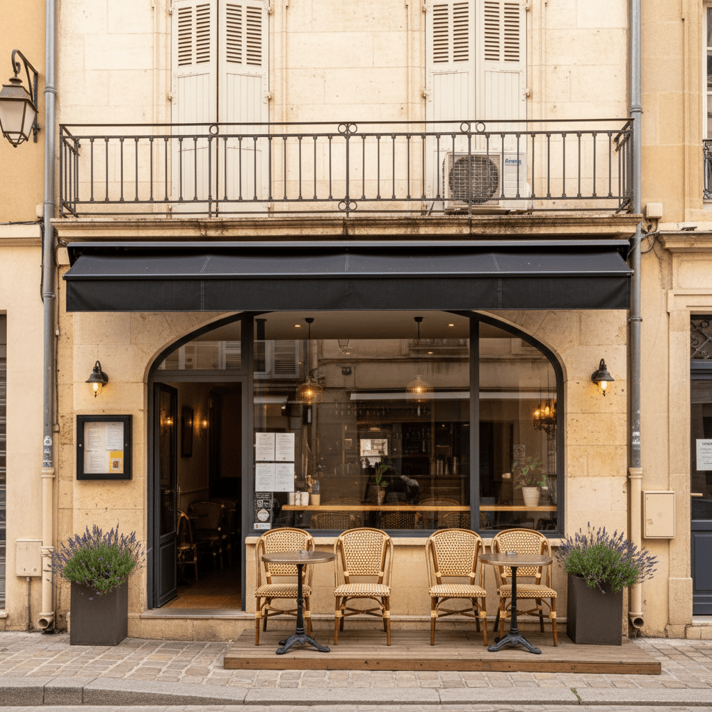 Restaurant 45m² à Aix-En-Provence : terrasse - licence IV