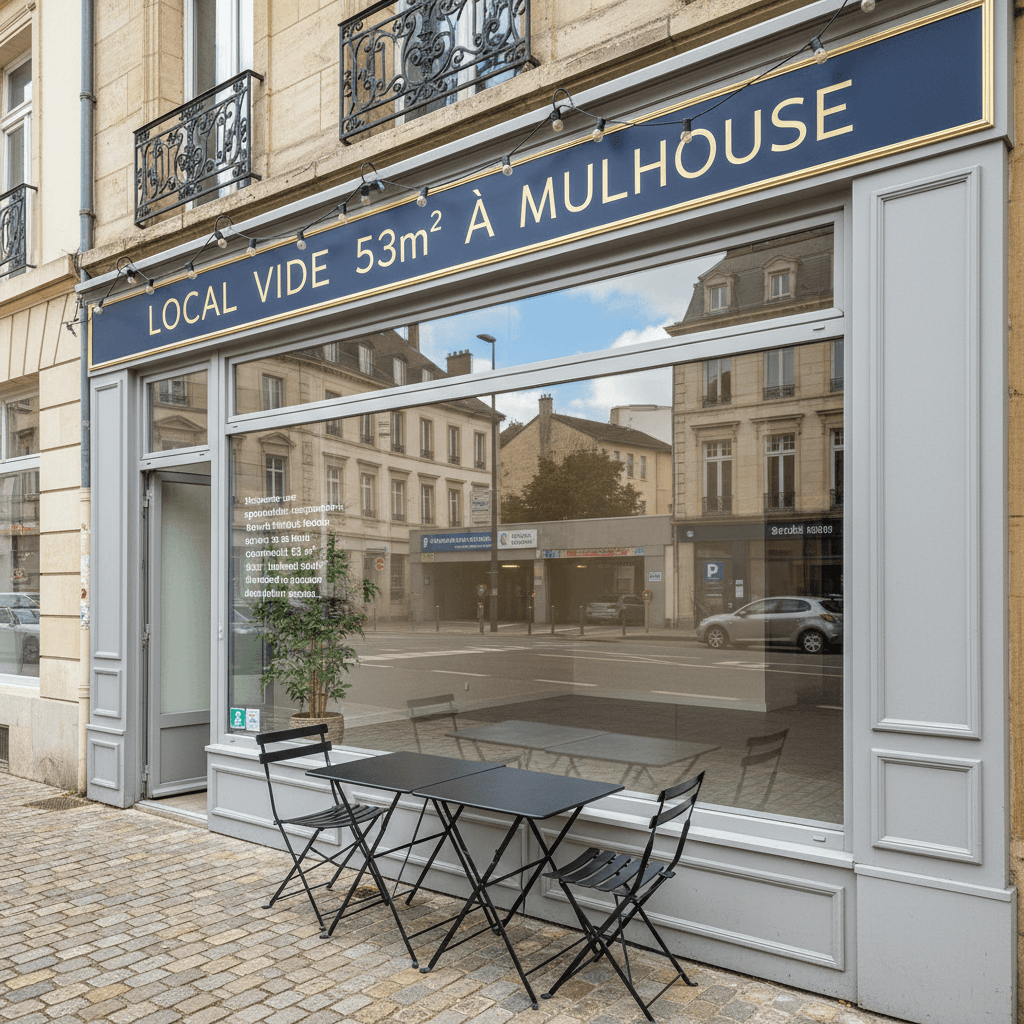 Murs et fonds 53m² à Mulhouse - Image 1