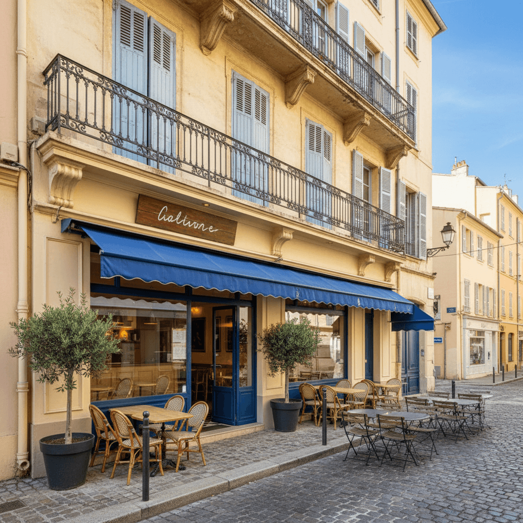 Restaurant 90m² à Nice : terrasse