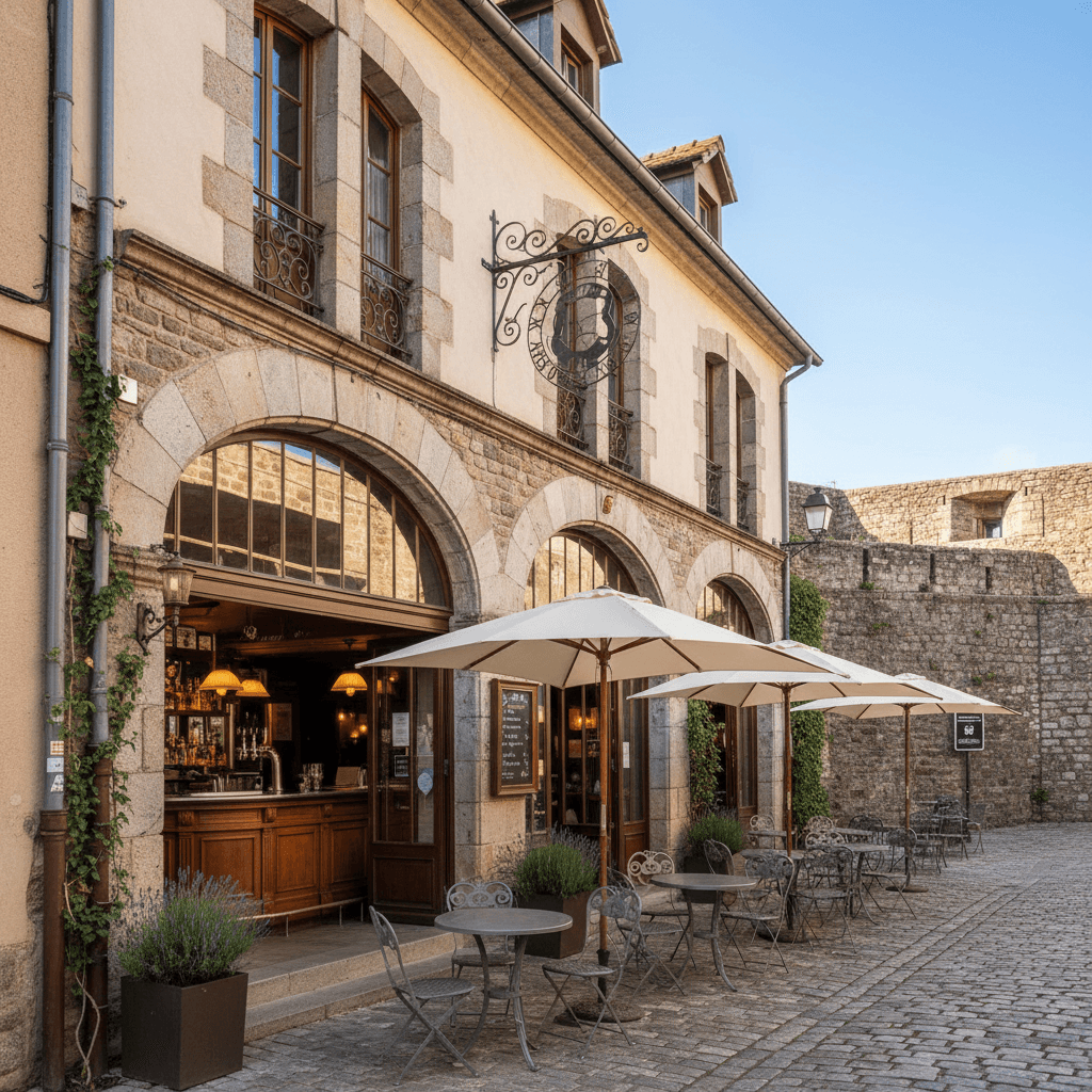 Bar-brasserie 85m² à Mont-Louis : terrasse - licence IV - Image 1