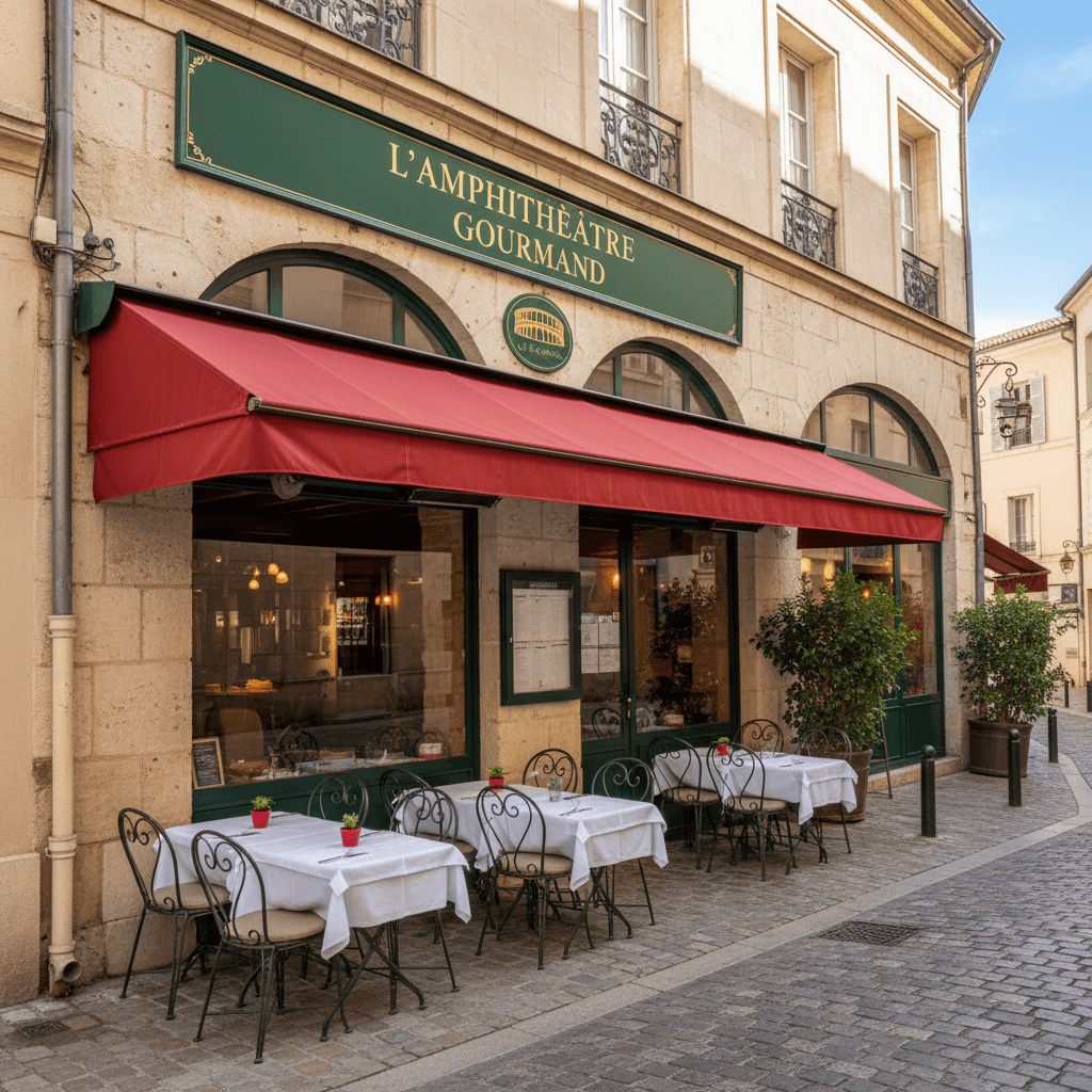 Restaurant à Nîmes : terrasse - licence IV - Image 1