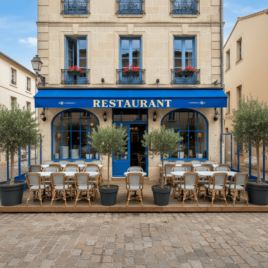 Restaurant 65m² à Le Grau-Du-Roi : terrasse - licence IV - Image 1