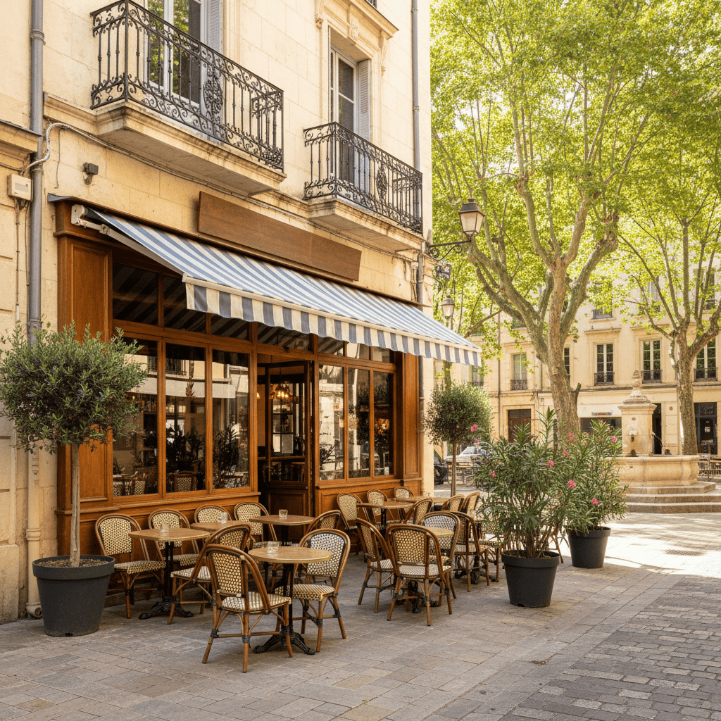Bar-brasserie à Montpellier : terrasse - licence IV