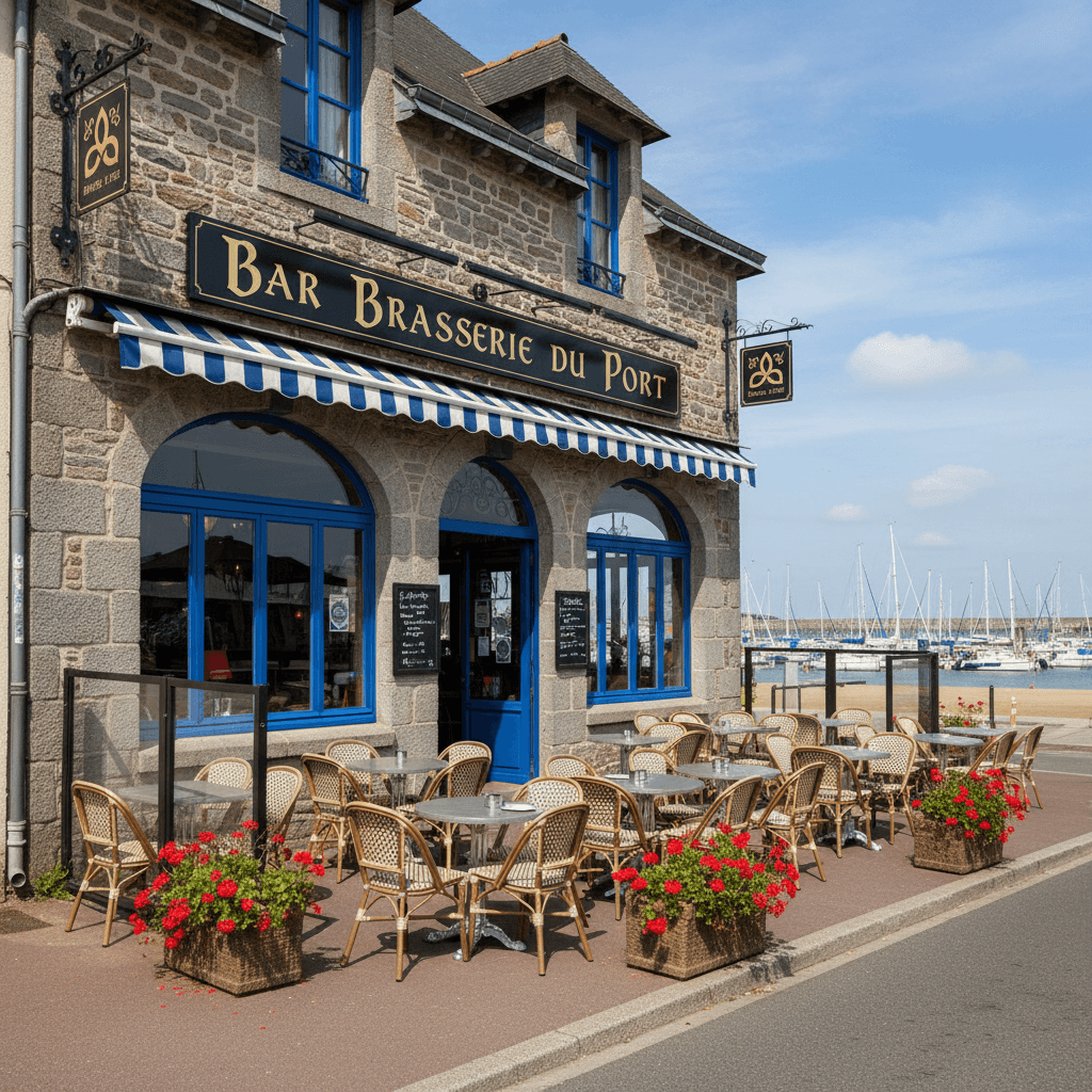 Bar-brasserie à Vannes : terrasse - licence IV - Image 1