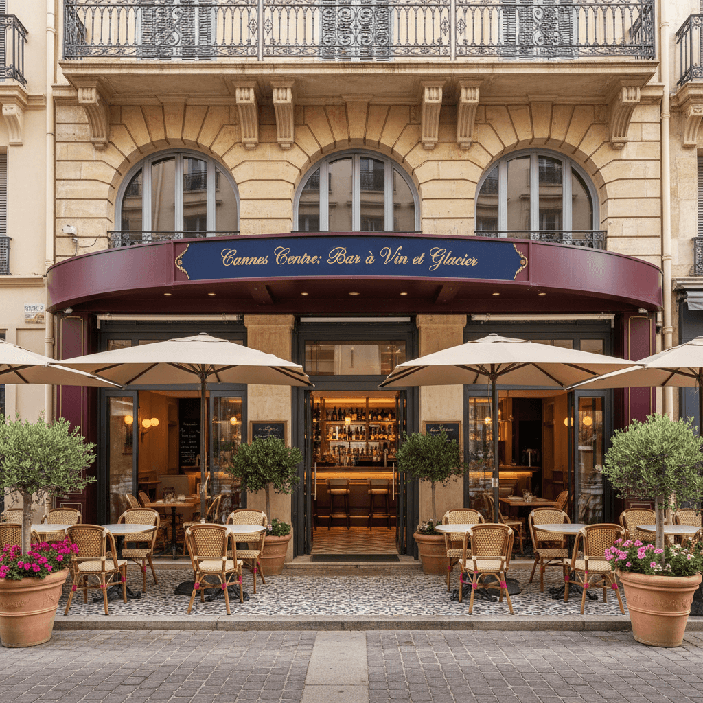 Bar-brasserie 90m² à Cannes : terrasse - extraction - Image 1