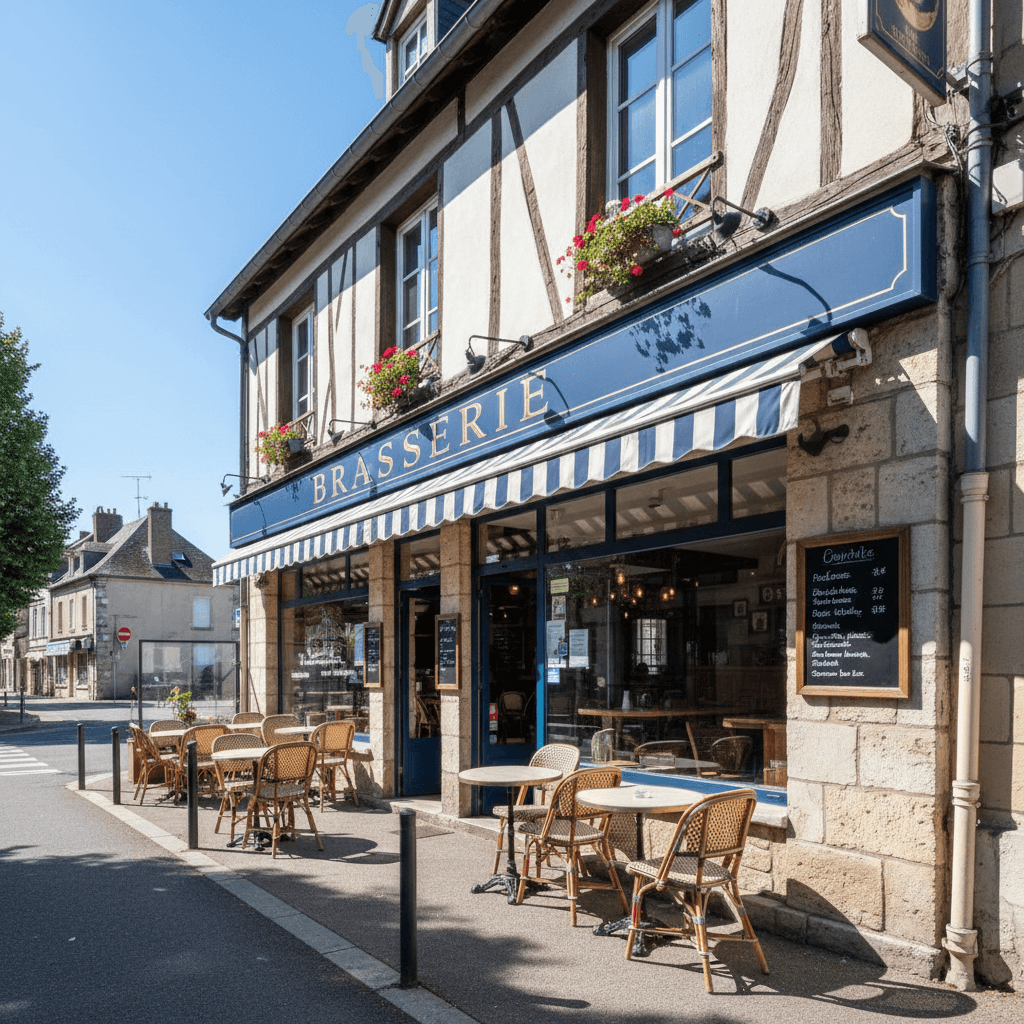 Bar-brasserie 400m² à Gisors : terrasse - licence IV - Image 1