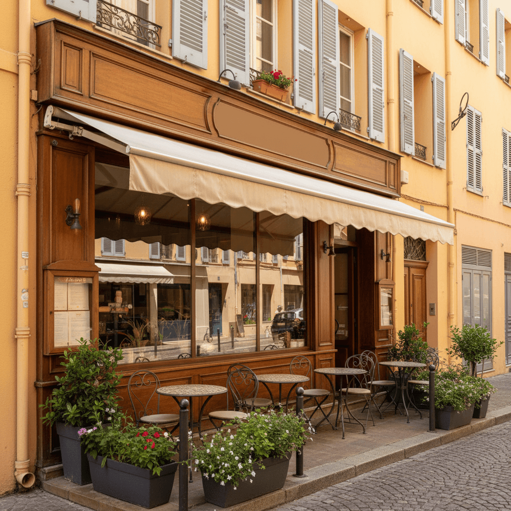 Restaurant 69m² à Nice : terrasse - licence IV