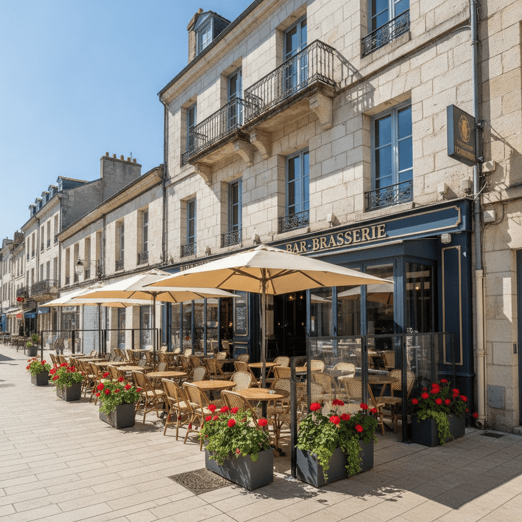 Bar-brasserie 42m² à La Rochelle : terrasse - licence IV - Image 1