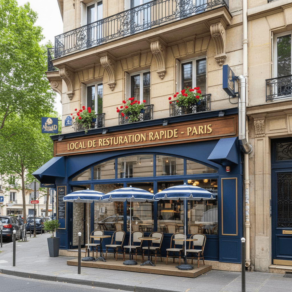 Local de Restauration Rapide à Paris - 40 m² - Image 1