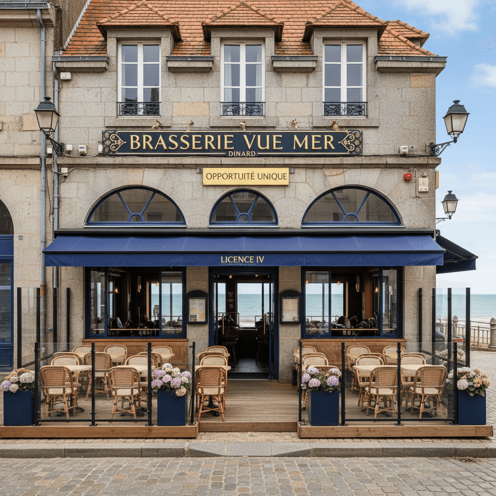 Bar-brasserie à Dinard : terrasse - licence IV - Image 1