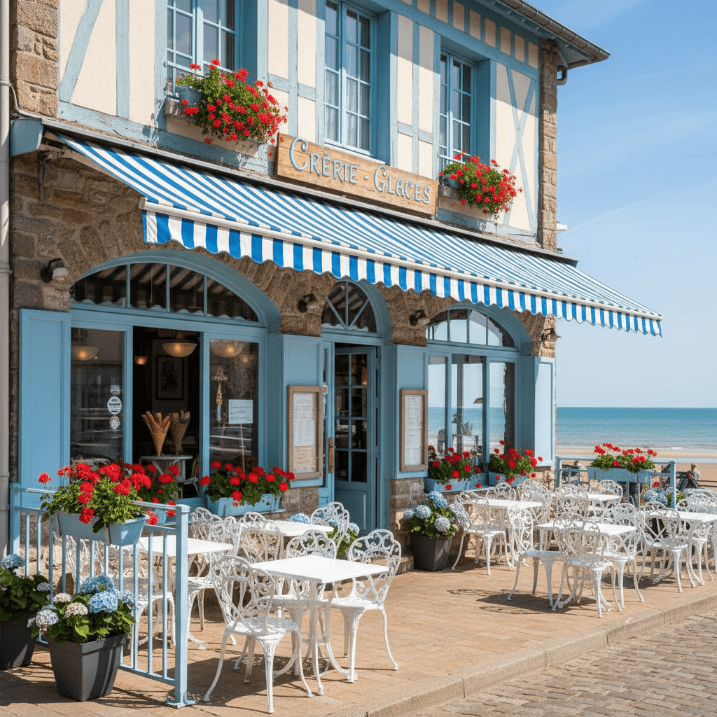 Restaurant à Caen : terrasse - climatisation - Image 1