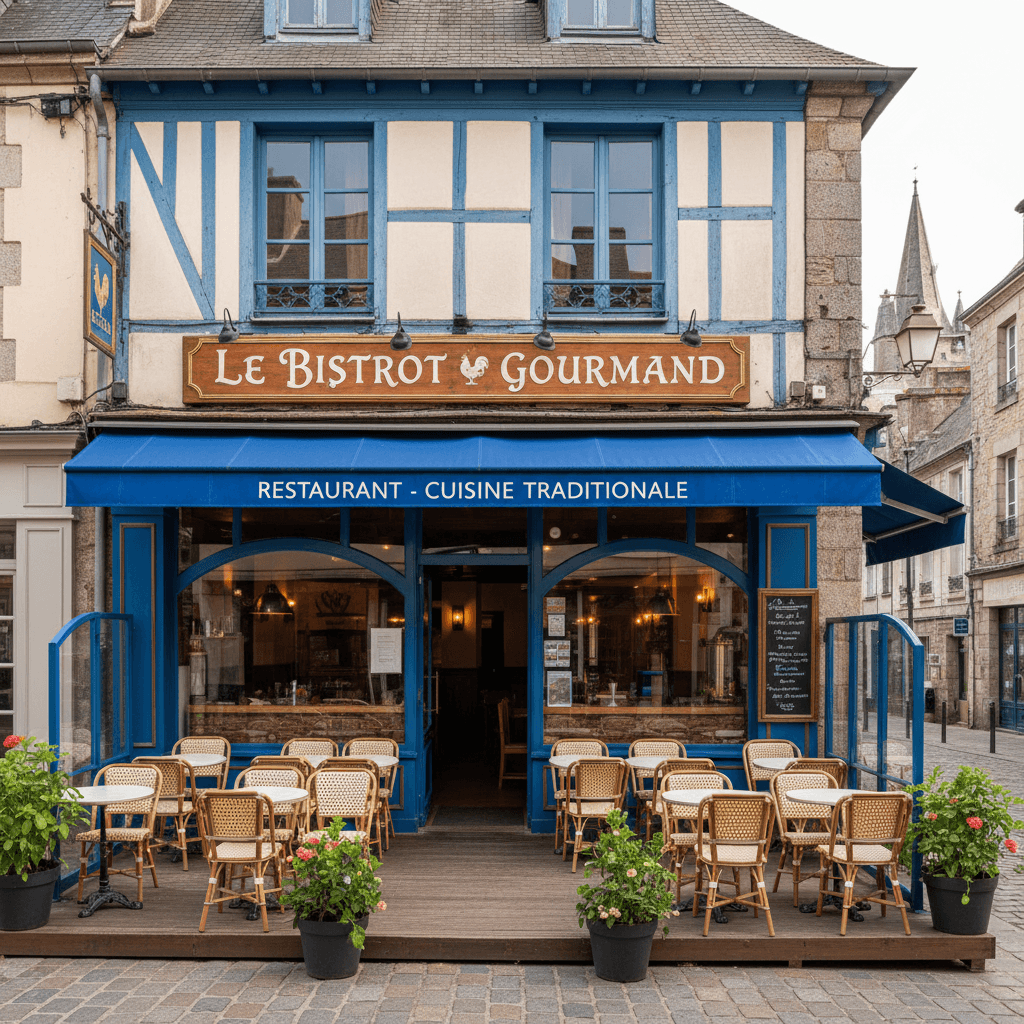 Restaurant à Vannes : terrasse - licence IV - Image 1
