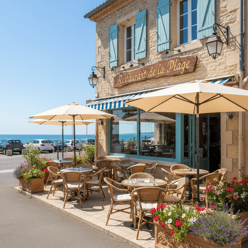 Restaurant 60m² à Valras-Plage : terrasse - licence IV - Image 1