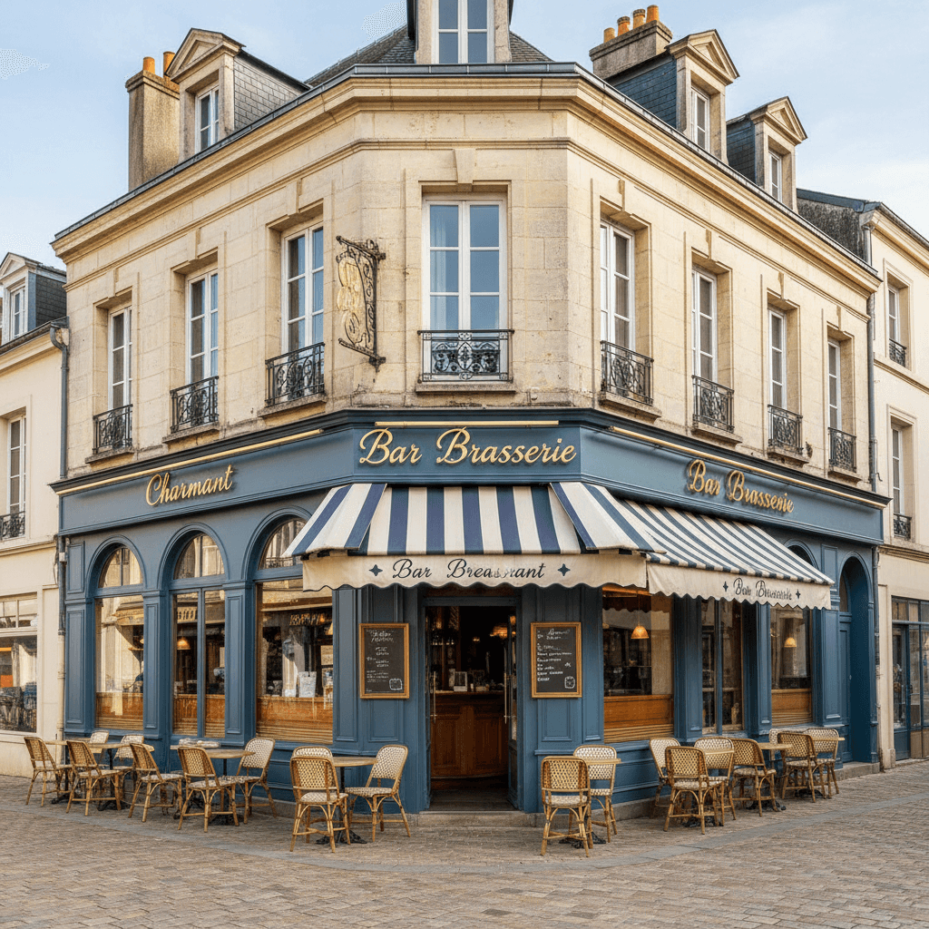 Bar-brasserie à Aizenay : terrasse - licence IV - Image 1