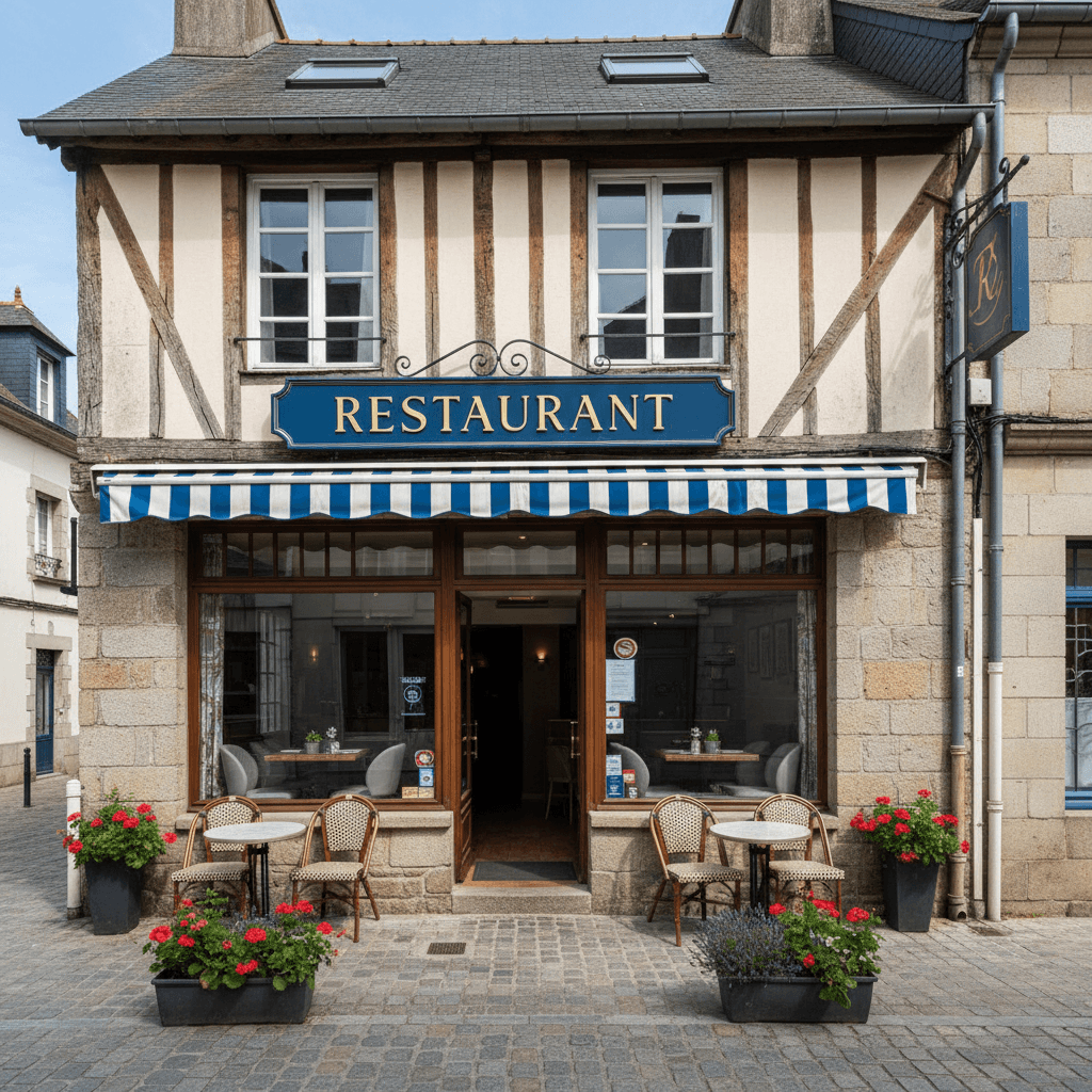 Restaurant 50m² à Vannes : cuisine équipée - Image 1