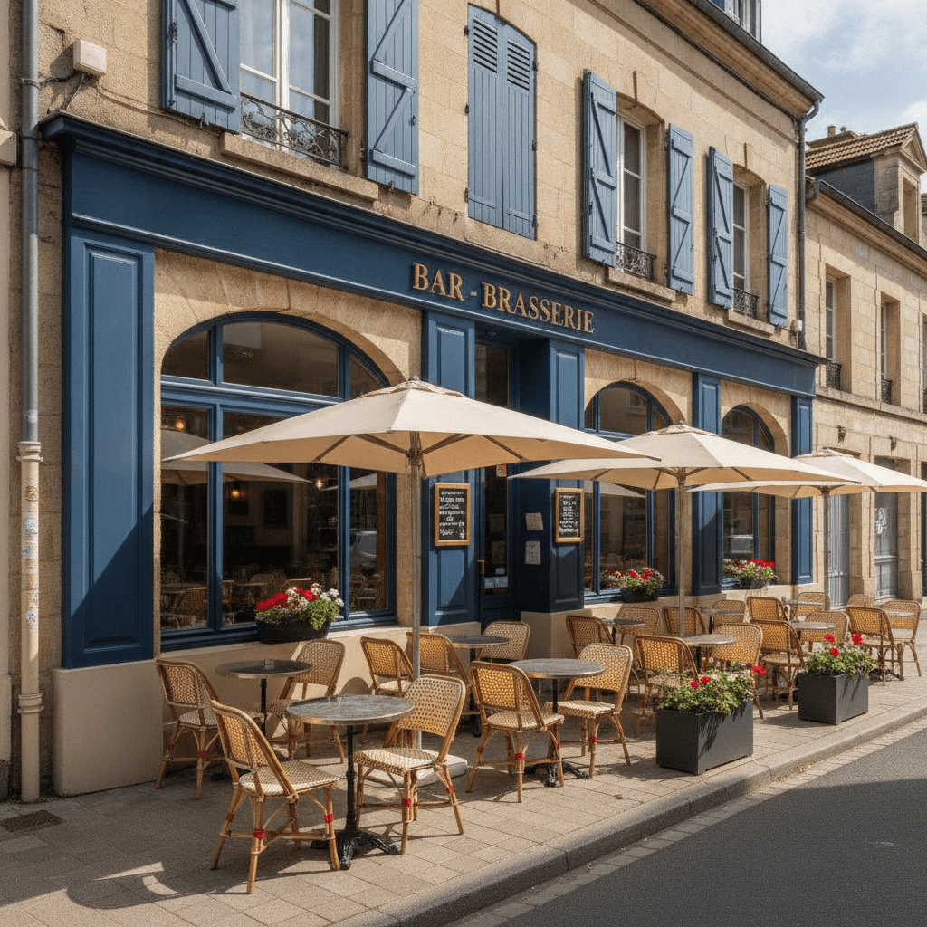 Bar-brasserie 120m² à Lesquin : terrasse - licence IV - Image 1