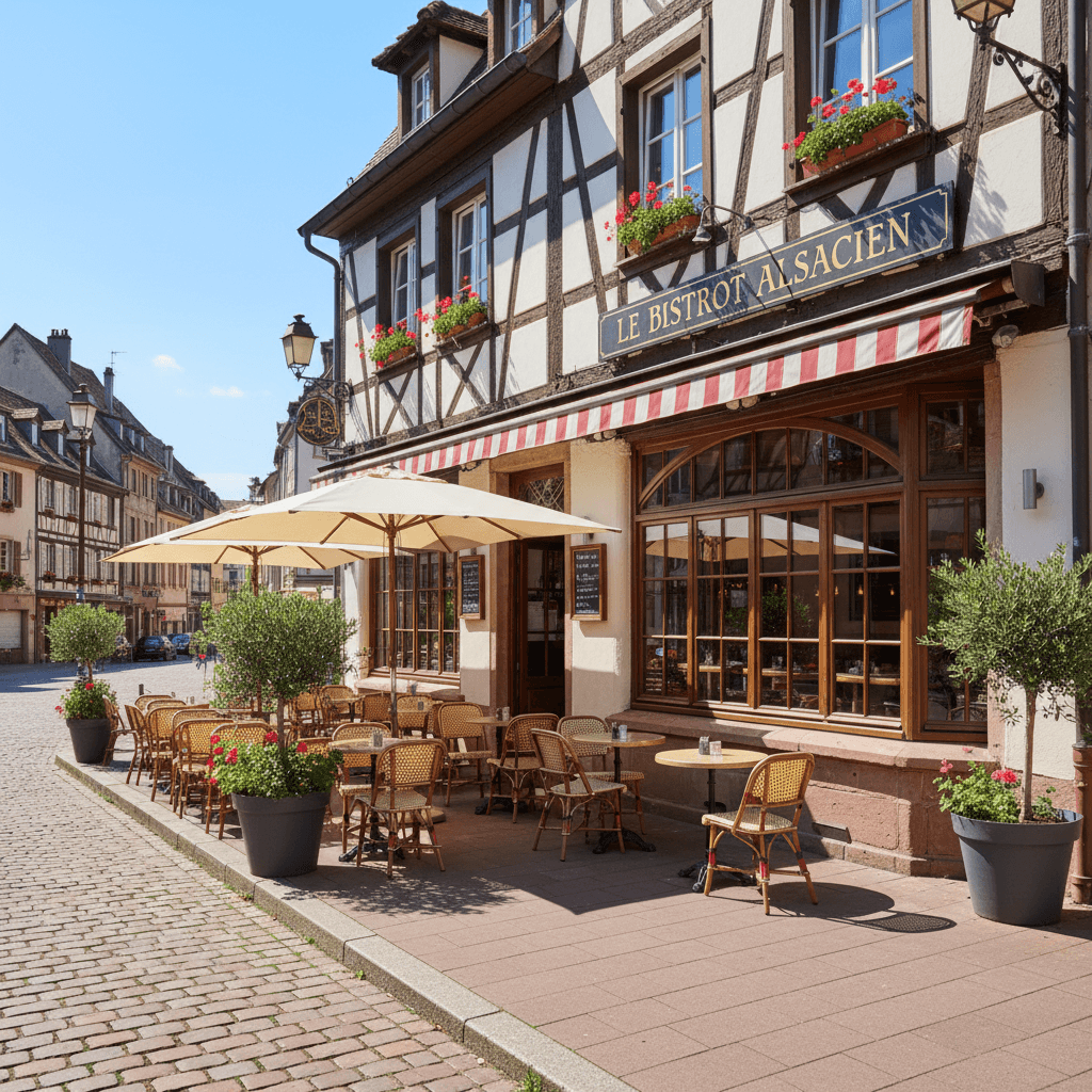 Restaurant 100m² à Strasbourg : terrasse - licence IV