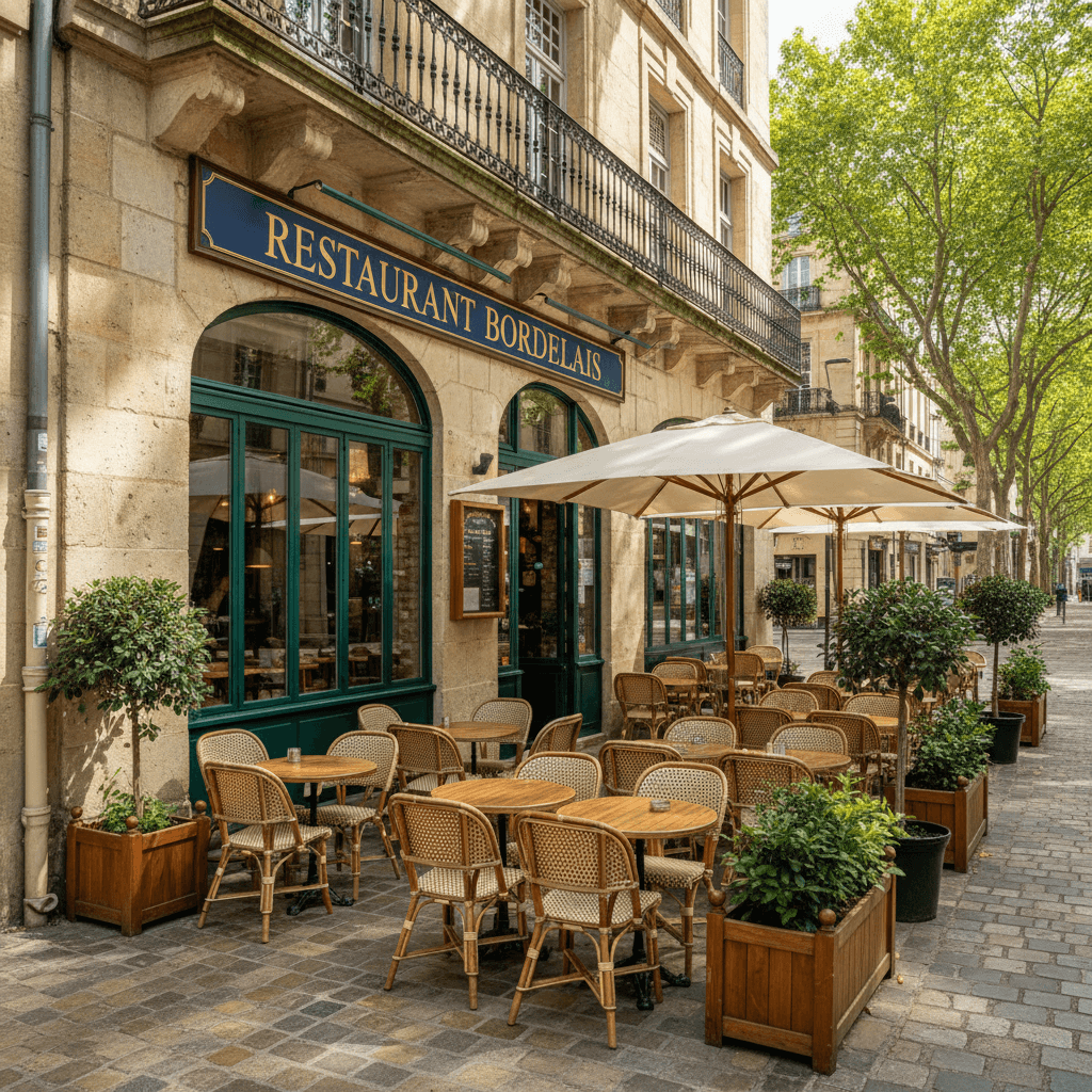 Restaurant 25m² à Bordeaux : terrasse