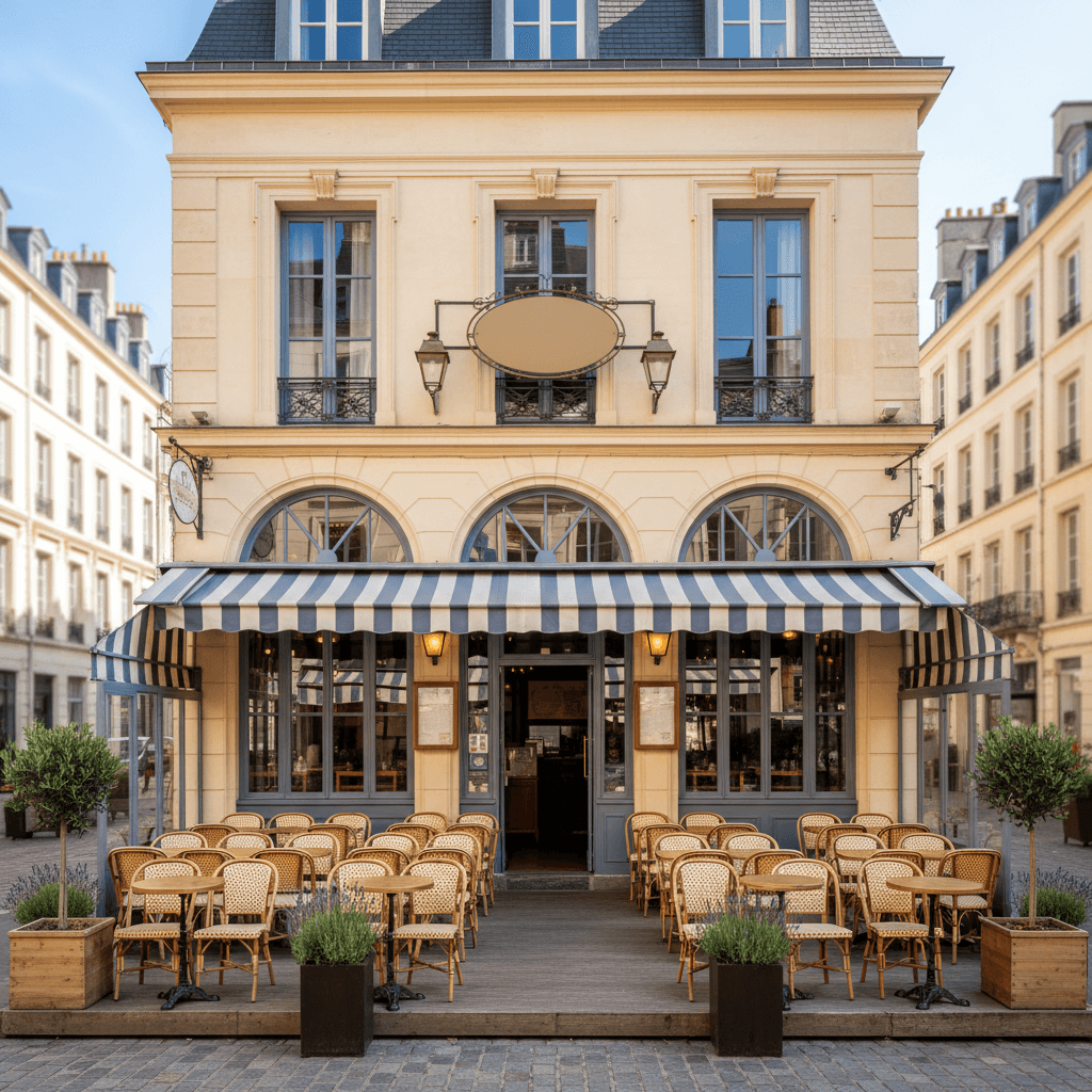 Restaurant 80m² à Nantes : terrasse - extraction - Image 1