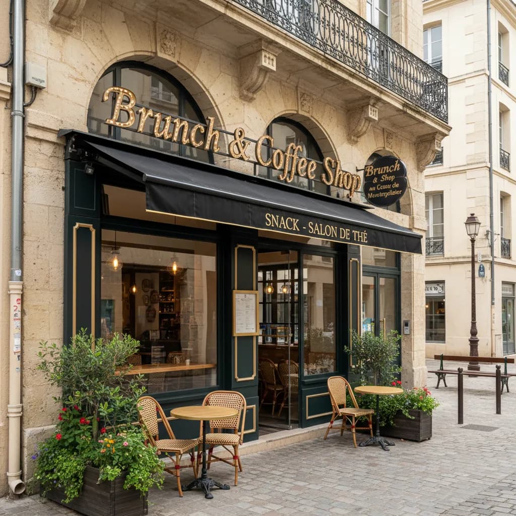 Snack 50m² à Montpellier : terrasse - Image 1