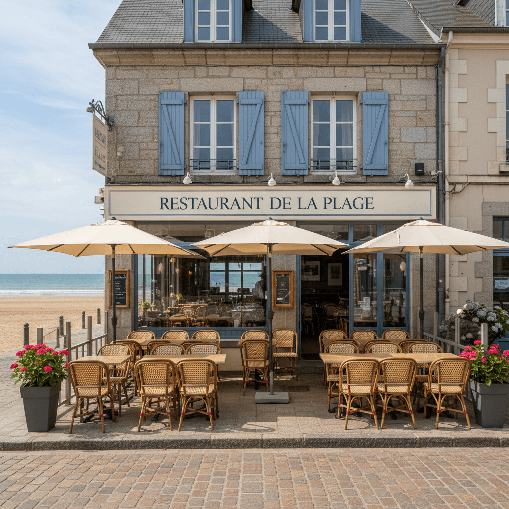Restaurant à Saint-Brieuc : terrasse - licence IV - Image 1