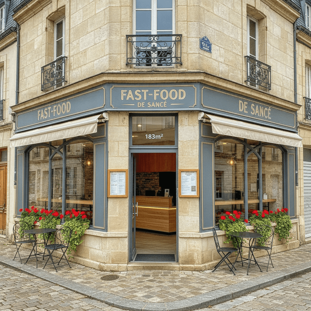 Fast-food 183m² à Sancé - Image 1