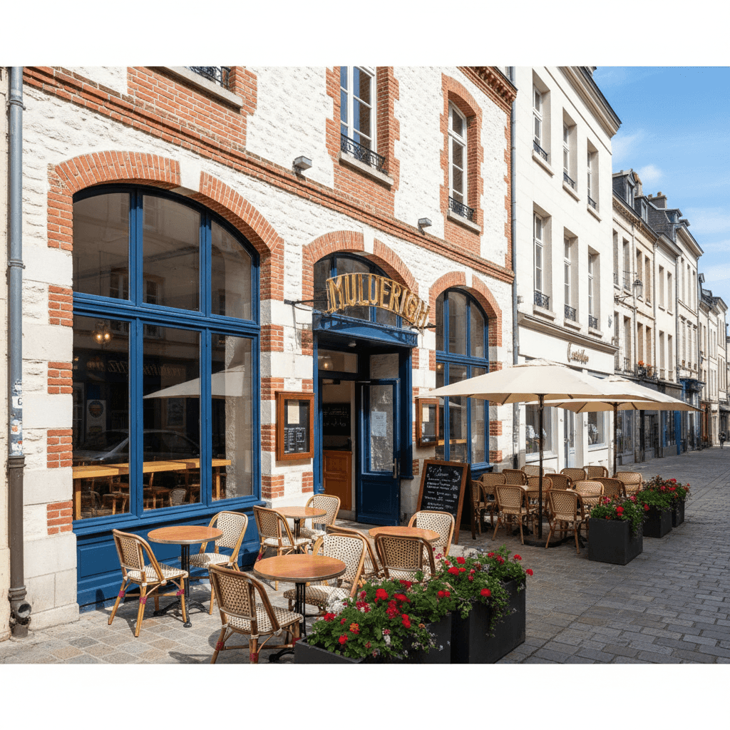 Restaurant 120m² à Nantes : terrasse - licence IV