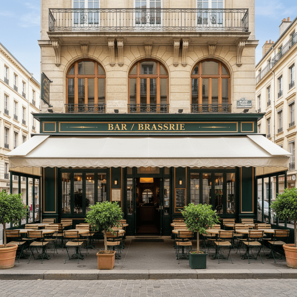 Bar-brasserie à Lyon : terrasse - licence IV