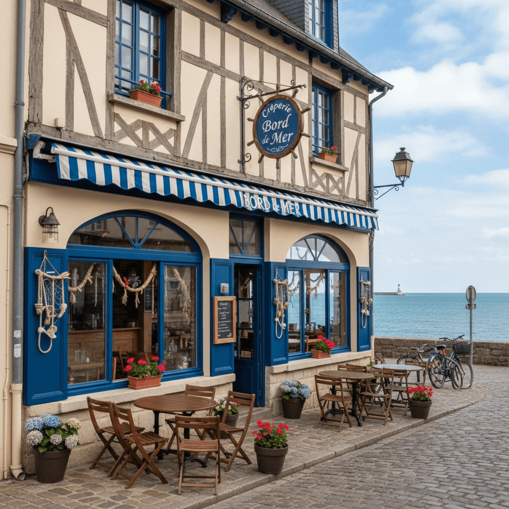 Restaurant à Quimper : terrasse - extraction - Image 1