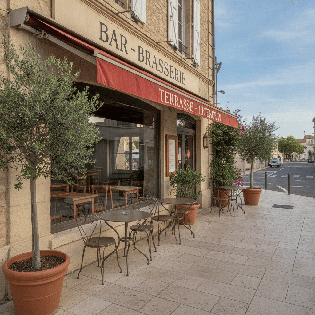 Bar-brasserie 54m² à Carry-Le-Rouet : terrasse - licence IV - Image 1