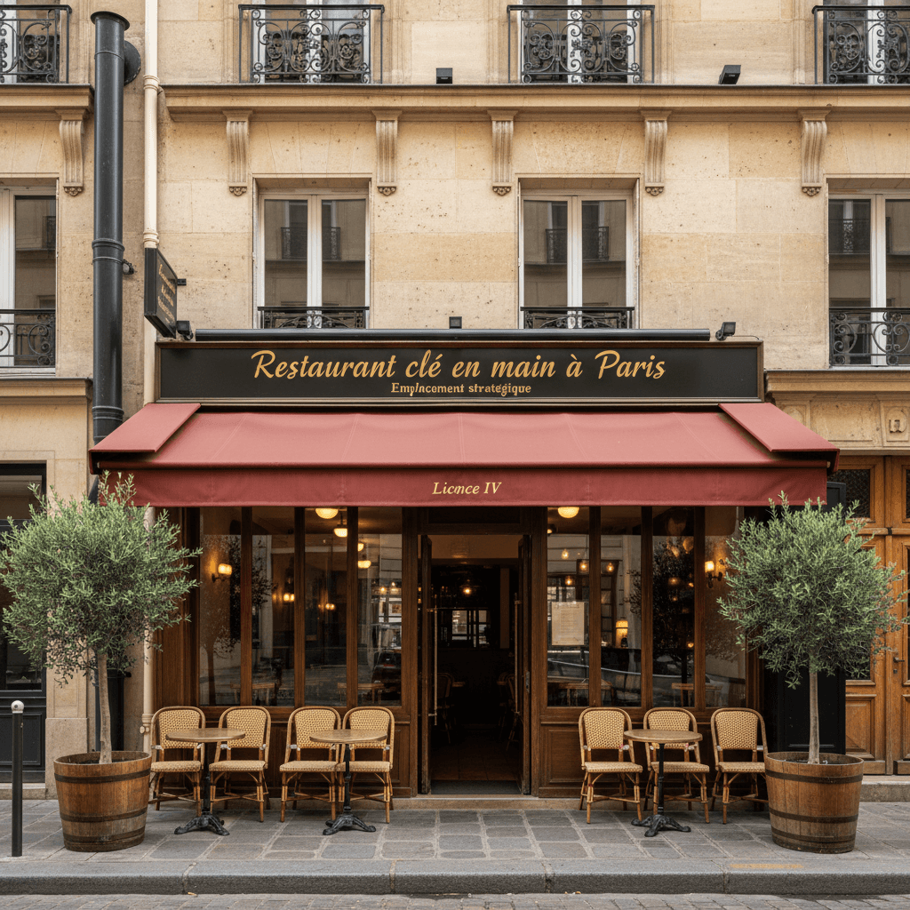 Restaurant clé en main à Paris - Emplacement stratégique