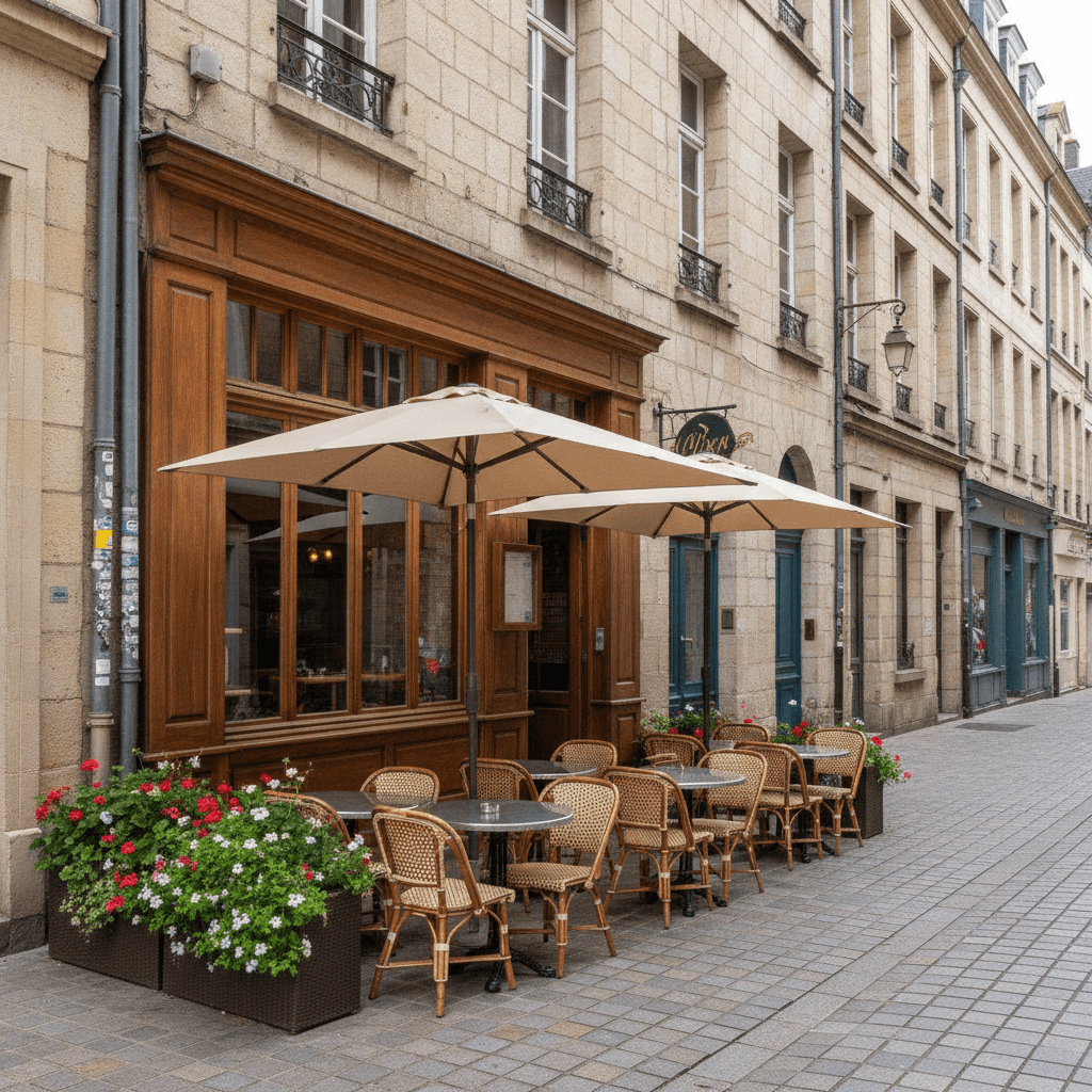 Restaurant 200m² à Nantes : terrasse - Image 1