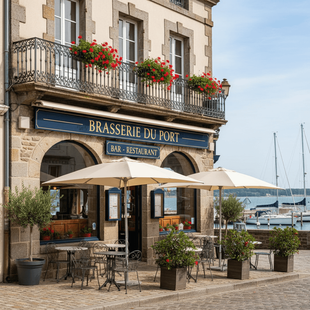 Bar-brasserie à Vannes : terrasse - licence IV - Image 1