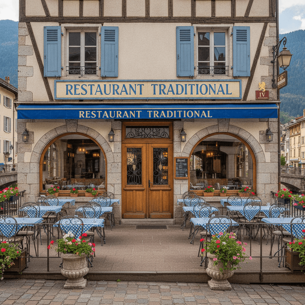 Restaurant à Annecy : terrasse - licence IV - Image 1