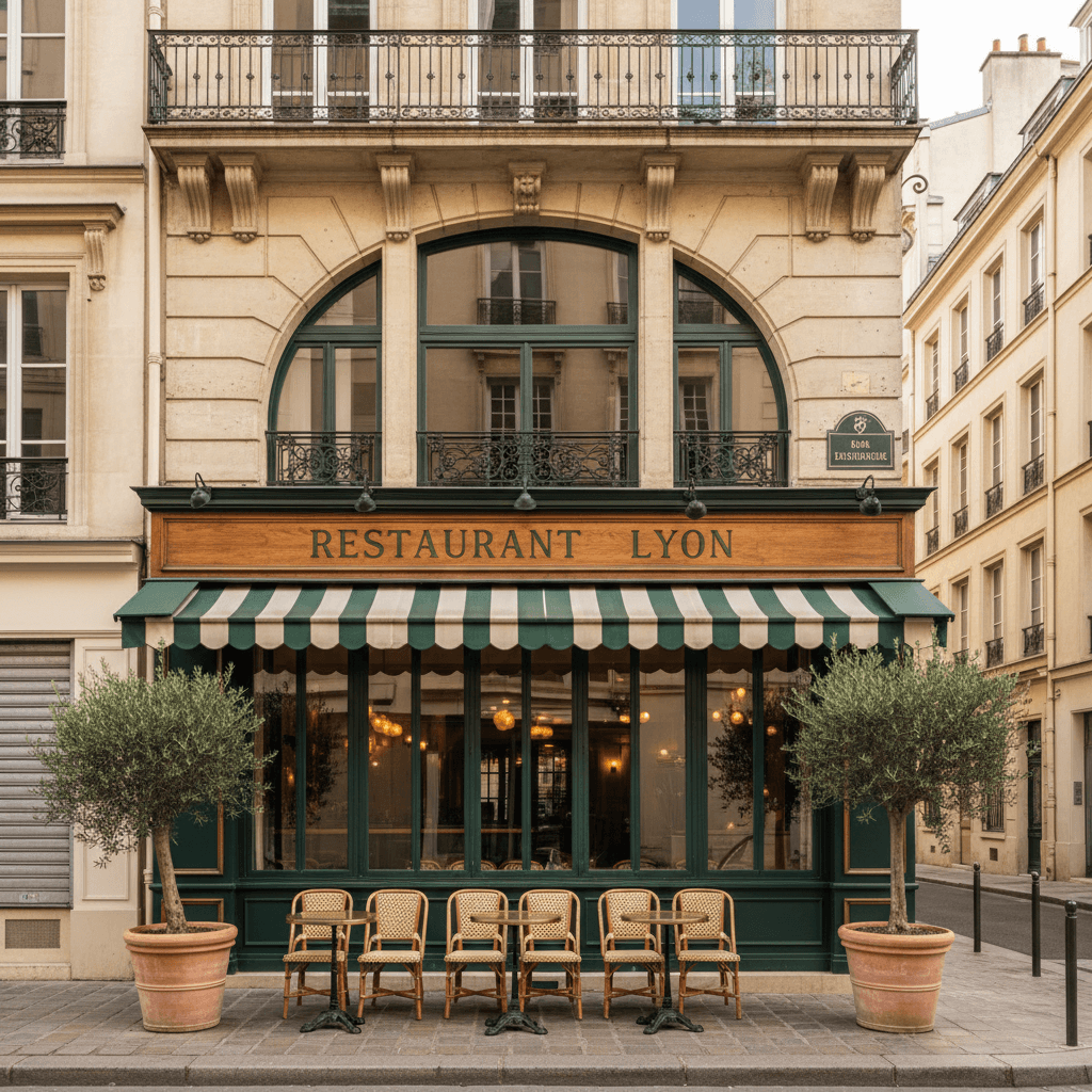 Restaurant 55m² à Lyon : extraction