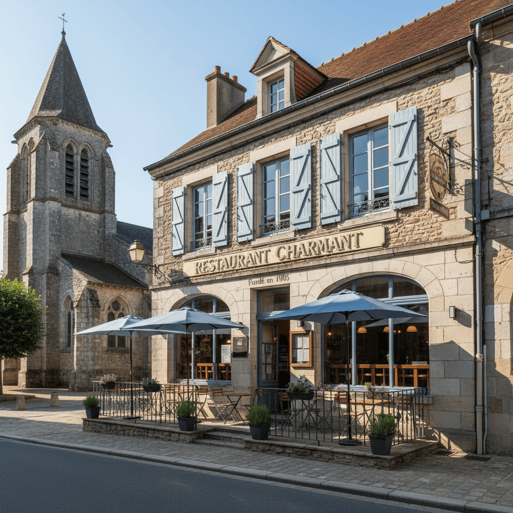 Restaurant à Chavagnes-En-Paillers : terrasse - licence IV - Image 1